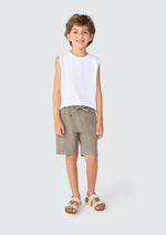 Bermuda Infantil Menino Em Malha Texturizada