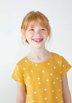 Vestido Curto Infantil Menina Com Babado