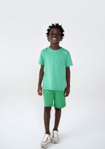 Bermuda Básica Infantil Menino Em Moletom