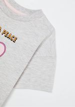 Blusa Cropped Infantil Menina Manga Curta