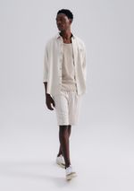 Camisa Masculina Manga Longa Texturizada