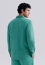 Camisa Masculina Manga Longa Texturizada