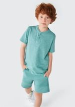Bermuda Infantil Menino Comfort Em Moletom