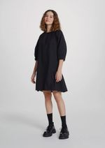 Vestido Curto Feminino Manga 3/4 Bufante