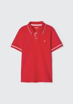 Camisa Polo Básica Menino De Algodão Com Bordado