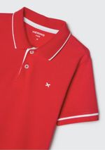 Camisa Polo Básica Menino De Algodão Com Bordado
