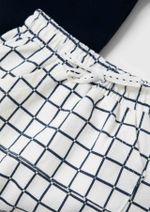 Conjunto Bebê Menino Body Com Shorts Xadrez