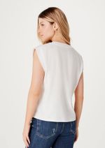 Blusa Regata Feminina Em Malha De Algodão Alças Largas