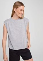 Blusa Regata Feminina Em Malha De Algodão Alças Largas
