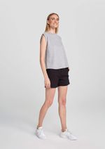 Blusa Regata Feminina Em Malha De Algodão Alças Largas