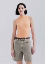 Regata Básica Feminina Gola Alta Em Ribana