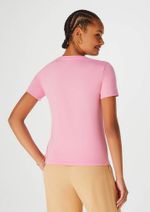 Blusa Básica Feminina Em Algodão Com Decote V