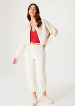 Blusa Básica Feminina Em Algodão Com Decote V