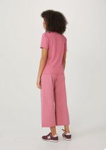 Blusa Básica Feminina Em Algodão Com Decote V