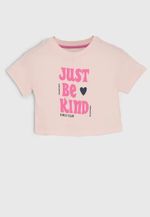 Blusa Cropped Infantil Menina Manga Curta