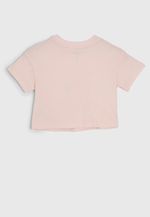 Blusa Cropped Infantil Menina Manga Curta