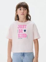 Blusa Cropped Infantil Menina Manga Curta