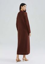 Cardigan Feminino Alongado Em Tricô