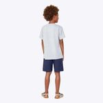 Conjunto Manga Curta Infantil Menino Em Malha De Algodão