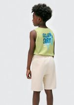 Conjunto Infantil Regata E Shorts Menino Com Estampa