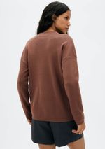 Blusão Feminino Gola Alta Em Tricô