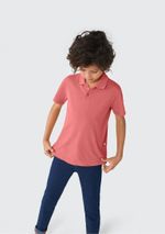 Camisa Básica Polo Infantil Menino Manga Curta Em Piquet