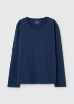 Camiseta Básica Infantil Menino Manga Longa Flamê