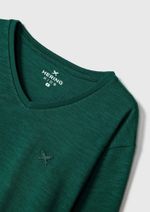Camiseta Básica Infantil Menino Manga Longa Flamê