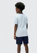 Camiseta Manga Curta Infantil Menino Em Malha De Algodão