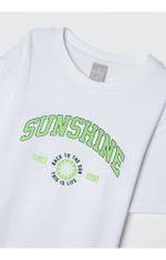 Camiseta Manga Curta Infantil Menino Em Malha De Algodão