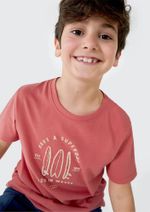 Camiseta Manga Curta Infantil Menino Em Malha De Algodão