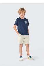 Camiseta Manga Curta Infantil Menino Em Malha De Algodão