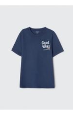 Camiseta Manga Curta Infantil Menino Em Malha De Algodão