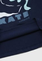 Camiseta Manga Curta Infantil Menino Em Malha De Algodão