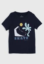 Camiseta Manga Curta Infantil Menino Em Malha De Algodão