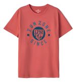 Camiseta Manga Curta Infantil Menino Em Malha De Algodão