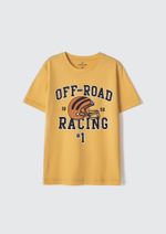 Camiseta Manga Curta Infantil Menino Em Malha De Algodão