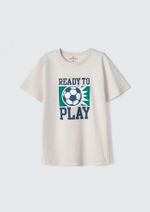 Camiseta Manga Curta Infantil Menino Em Malha De Algodão