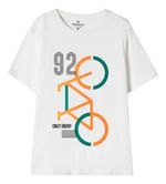 Camiseta Manga Curta Infantil Menino Em Malha De Algodão