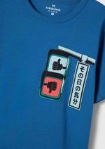 Camiseta Manga Curta Infantil Menino Em Malha De Algodão