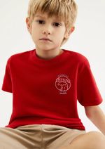 Camiseta Manga Curta Infantil Menino Em Malha De Algodão