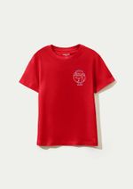 Camiseta Manga Curta Infantil Menino Em Malha De Algodão