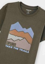 Camiseta Manga Curta Infantil Menino Em Malha De Algodão