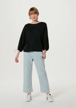 Blusa Feminina Com Manga Bufante