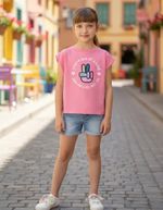 Blusa Infantil Menina Com Paetês