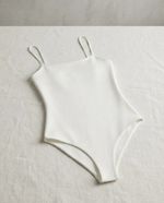 Body Feminino Decote Reto E Alças Finas