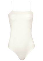 Body Feminino Decote Reto E Alças Finas