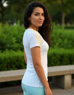Blusa Feminina Fitness Meia Manga