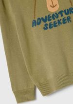 Blusão Infantil Menino Toddler Em Tricô De Algodão