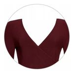 Vestido Curto Transpassado Com Faixa 